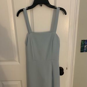 By the way light blue gown, worn once